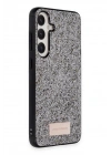 BFS  Samsung Galaxy A55 5G Bright Simli Kapak - Gümüş