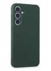 BFS  Samsung Galaxy A55 5G Kılıf First Silikon - Koyu Yeşil