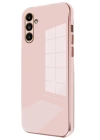 BFS  Samsung Galaxy A55 5G Kılıf Volet Silikon - Pembe