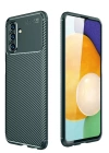 BFS  Samsung Galaxy A56 Kılıf Auto Focus Karbon Kapak - Koyu Yeşil