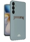 BFS  Samsung Galaxy A56 Kılıf Kelvin Kartvizitli Silikon - Açık Yeşil