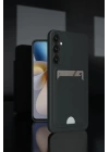 BFS  Samsung Galaxy A56 Kılıf Kelvin Kartvizitli Silikon - Derin Mor