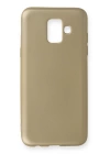 BFS  Samsung Galaxy A6 2018 Kılıf First Silikon - Gold