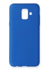 BFS  Samsung Galaxy A6 2018 Kılıf First Silikon - Mavi