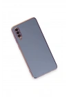 BFS  Samsung Galaxy A70 Kılıf Volet Silikon - Mavi