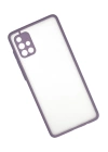 BFS  Samsung Galaxy A71 Kılıf Montreal Silikon Kapak - Mor