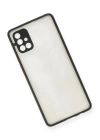 BFS  Samsung Galaxy A71 Kılıf Montreal Silikon Kapak - Siyah