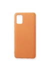 BFS  Samsung Galaxy A71 Kılıf Nano içi Kadife Silikon - Turuncu