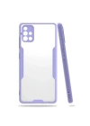 BFS  Samsung Galaxy A71 Kılıf Platin Silikon - Lila