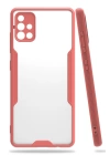 BFS  Samsung Galaxy A71 Kılıf Platin Silikon - Pembe