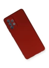 BFS  Samsung Galaxy A72 Kılıf First Silikon - Bordo