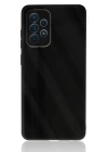 BFS  Samsung Galaxy A72 Kılıf Glass Kapak - Siyah
