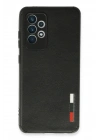 BFS  Samsung Galaxy A72 Kılıf Loop Deri Silikon - Siyah