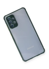 BFS  Samsung Galaxy A72 Kılıf Miami Şeffaf Silikon - Koyu Yeşil