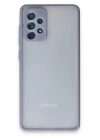 BFS  Samsung Galaxy A72 Kılıf Montreal Silikon Kapak - Gri