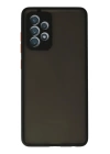 BFS  Samsung Galaxy A72 Kılıf Montreal Silikon Kapak - Siyah
