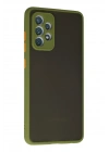 BFS  Samsung Galaxy A72 Kılıf Montreal Silikon Kapak - Yeşil