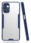 BFS  Samsung Galaxy A72 Kılıf Platin Silikon - Lacivert
