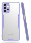 BFS  Samsung Galaxy A72 Kılıf Platin Silikon - Lila