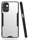BFS  Samsung Galaxy A72 Kılıf Platin Silikon - Siyah