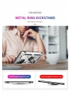 BFS  Samsung Galaxy A72 Kılıf Sofya Yüzüklü Silikon Kapak - Gümüş