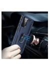 BFS  Samsung Galaxy A72 Kılıf Sofya Yüzüklü Silikon Kapak - Lacivert