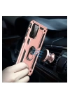 BFS  Samsung Galaxy A72 Kılıf Sofya Yüzüklü Silikon Kapak - Rose