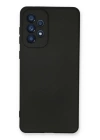 BFS  Samsung Galaxy A73 5G Kılıf Nano içi Kadife Silikon - Siyah