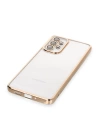 BFS  Samsung Galaxy A73 5G Kılıf Razer Lensli Silikon - Gold