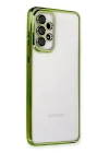 BFS  Samsung Galaxy A73 5G Kılıf Razer Lensli Silikon - Yeşil