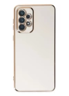 BFS  Samsung Galaxy A73 5G Kılıf Volet Silikon - Beyaz