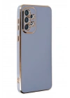BFS  Samsung Galaxy A73 5G Kılıf Volet Silikon - Mavi