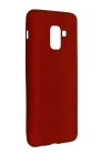 BFS  Samsung Galaxy A8 2018 Kılıf First Silikon - Bordo
