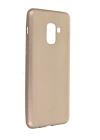 BFS  Samsung Galaxy A8 2018 Kılıf First Silikon - Gold