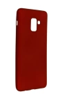 BFS  Samsung Galaxy A8 Plus 2018 Kılıf First Silikon - Bordo