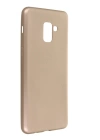 BFS  Samsung Galaxy A8 Plus 2018 Kılıf First Silikon - Gold