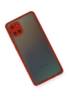 BFS  Samsung Galaxy A81 / Note 10 Lite Kılıf Montreal Silikon Kapak - Kırmızı