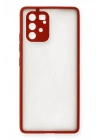 BFS  Samsung Galaxy A91 / S10 Lite Kılıf Montreal Silikon Kapak - Kırmızı