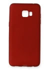 BFS  Samsung Galaxy C7 Pro Kılıf First Silikon - Bordo