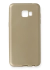 BFS  Samsung Galaxy C7 Pro Kılıf First Silikon - Gold