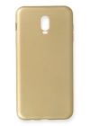 BFS  Samsung Galaxy C8 Kılıf First Silikon - Gold