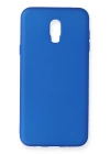 BFS  Samsung Galaxy C8 Kılıf First Silikon - Mavi