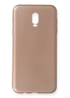 BFS  Samsung Galaxy C8 Kılıf First Silikon - Rose Gold