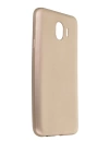BFS  Samsung Galaxy J4 Kılıf First Silikon - Gold