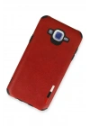 BFS  Samsung Galaxy J7 Kılıf Loop Deri Silikon - Kırmızı
