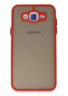 BFS  Samsung Galaxy J7 Kılıf Montreal Silikon Kapak - Kırmızı