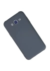 BFS  Samsung Galaxy J7 Kılıf Nano içi Kadife Silikon - Gri
