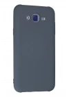 BFS  Samsung Galaxy J7 Kılıf Nano içi Kadife Silikon - Gri