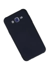 BFS  Samsung Galaxy J7 Kılıf Nano içi Kadife Silikon - Lacivert