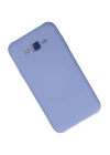 BFS  Samsung Galaxy J7 Kılıf Nano içi Kadife Silikon - Lila